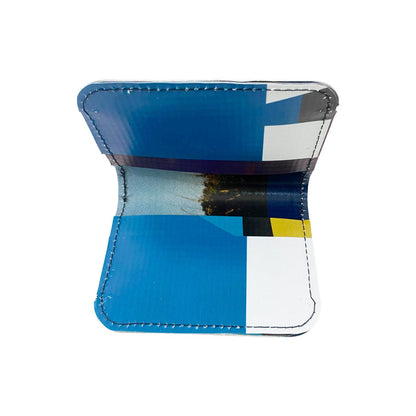 Bi-fold Wallet made from Upcycled Billboards, Saves Landfill Space!