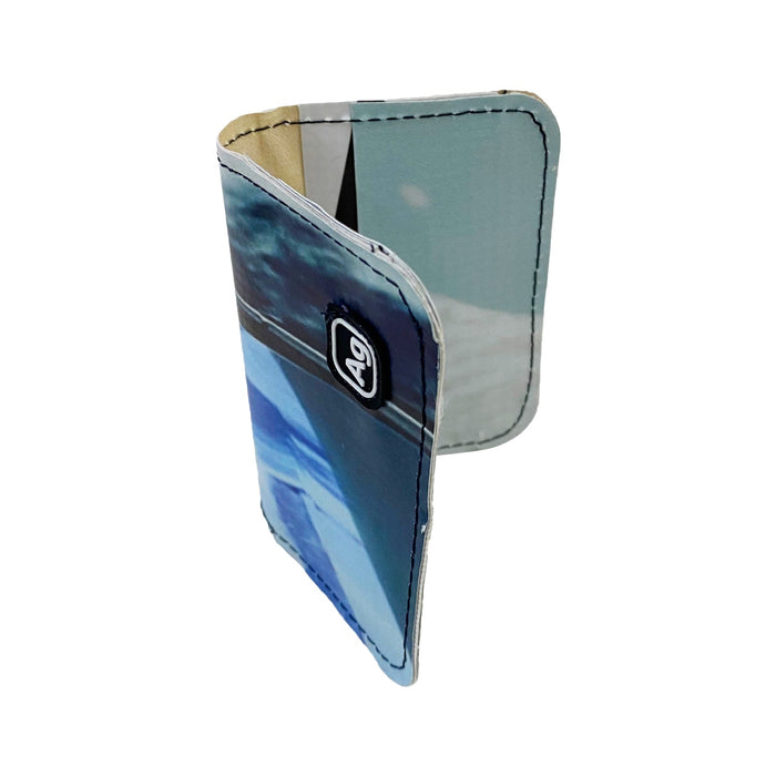 Bi-fold Wallet made from Upcycled Billboards, Saves Landfill Space!