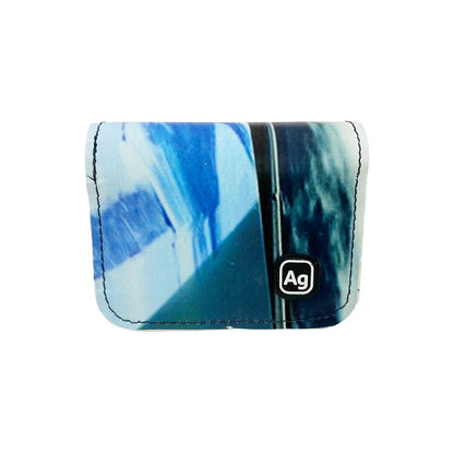 Bi-fold Wallet made from Upcycled Billboards, Saves Landfill Space!
