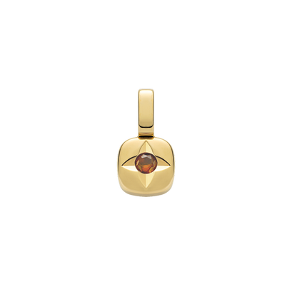 Birthstone Charm November Gold