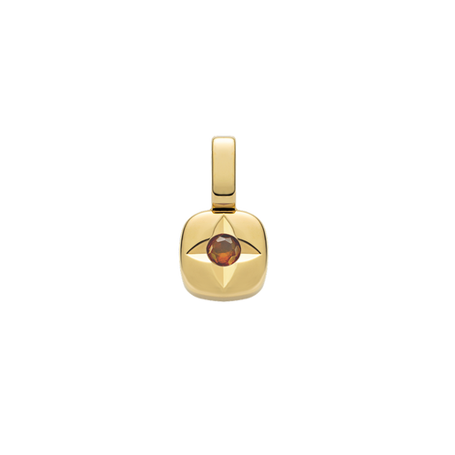 Birthstone Charm November Gold