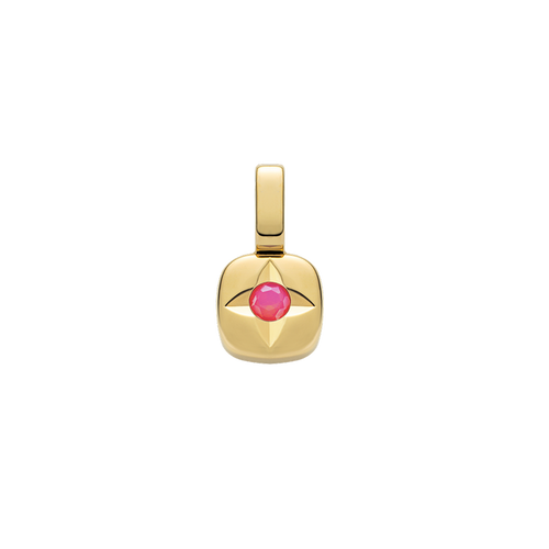 Birthstone Charm October Gold