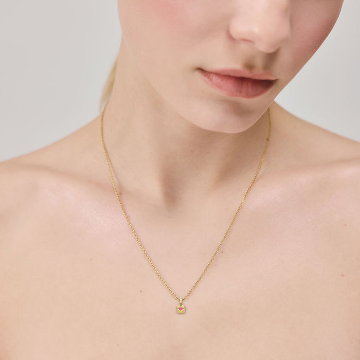 Birthstone October Halskette Gold