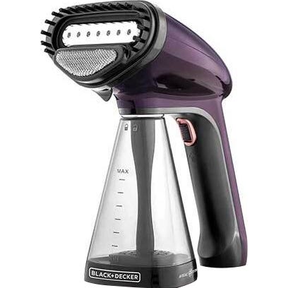 Black & Decker Portable Garment Steamer, 1500Watts, Purple