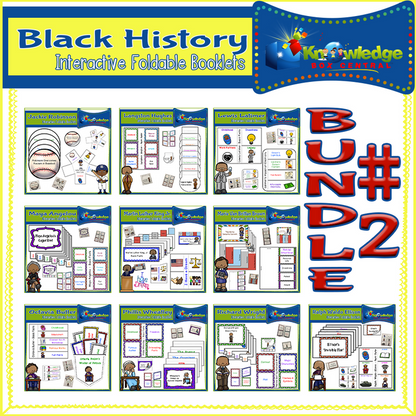 Black History Interactive Foldables Bundles