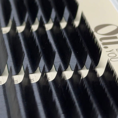 Eyelash Extensions Black – Mixed Curl Set Qu.Like You