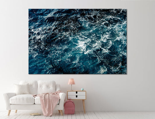 Black Waves Canvas Print #7047