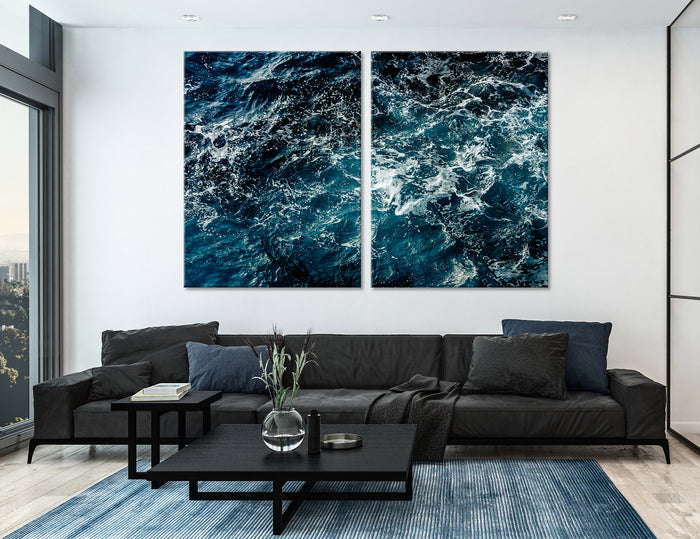 Black Waves Canvas Print #7047
