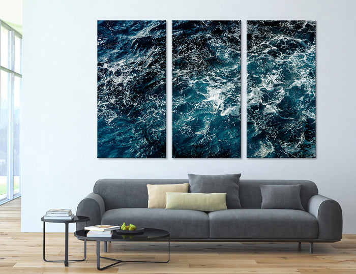 Black Waves Canvas Print #7047