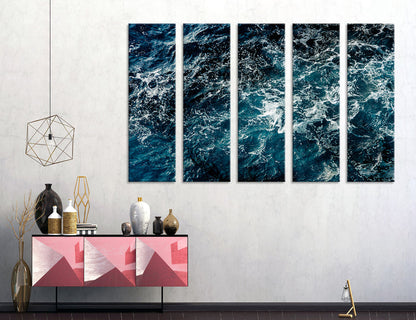 Black Waves Canvas Print #7047