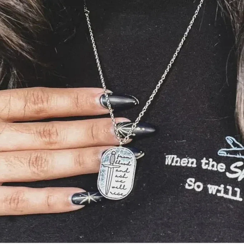 Blood and Ash Inspired: We Will Rise Necklace