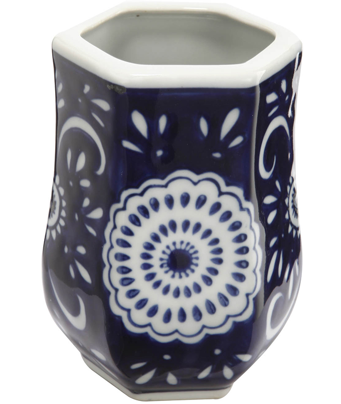 Blue Bath Accessories (4 pieces)