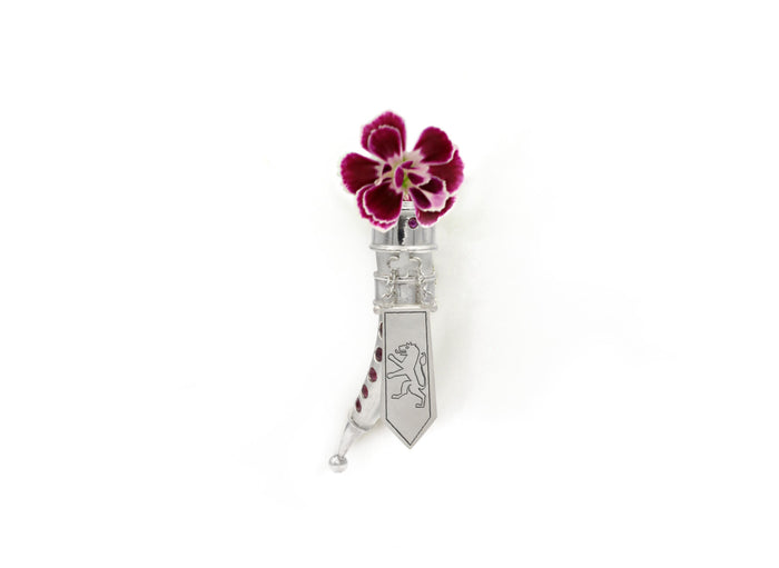 Blumenhorn Anstecknadel | B50-53F