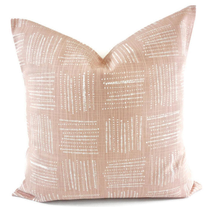 Cross Hatch Dots Pillow Cover