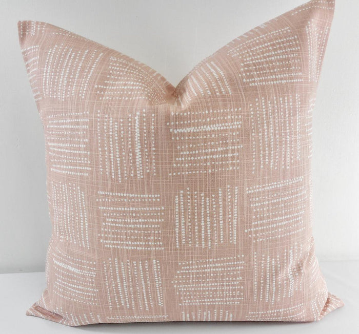 Cross Hatch Dots Pillow Cover