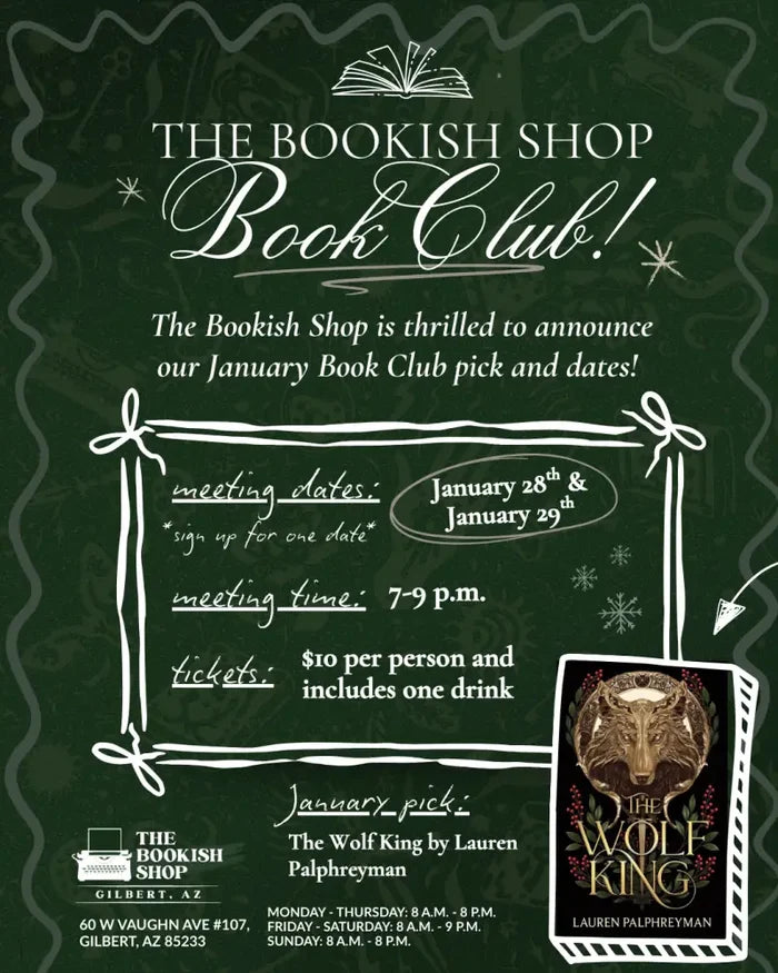 Book Club January 28th January 28th
