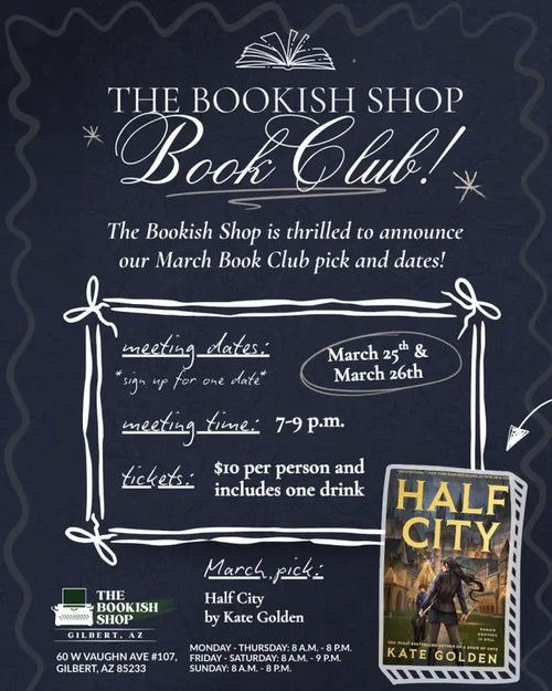 Book Club March 26th (Thursday)