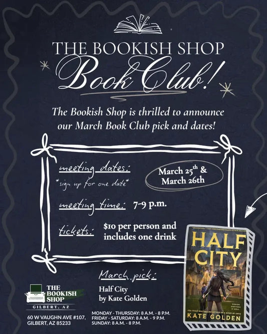 Book Club March 26th (Thursday)