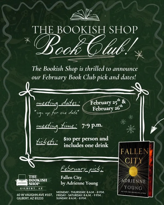 Book Club Thursday February 26th