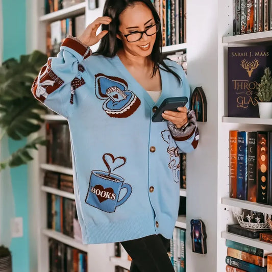 Bookish Love Cardigan Hoodie