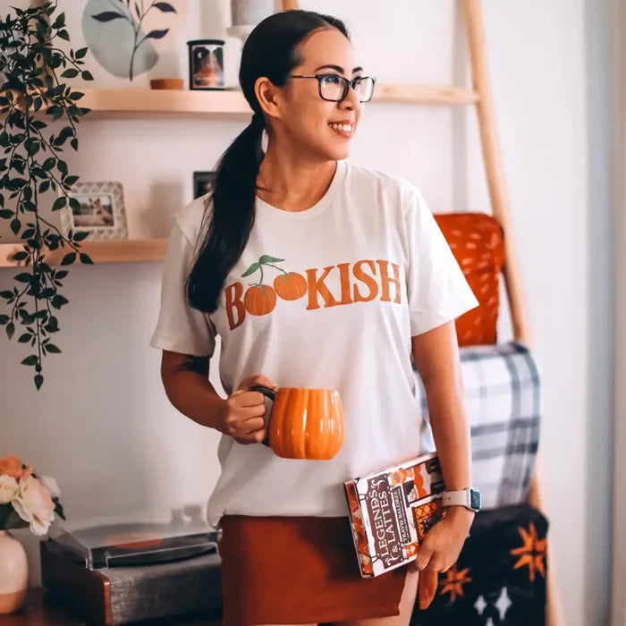 Bookish Pumpkin Tee Shirt