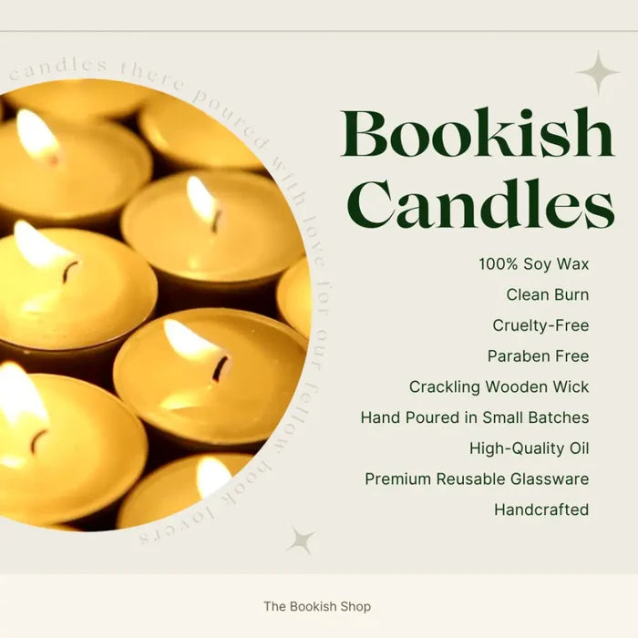 Books & Coffee Candle Candles