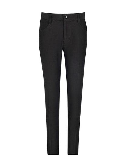 Boy's 5-Pocket Casual Stretch Pants - Black