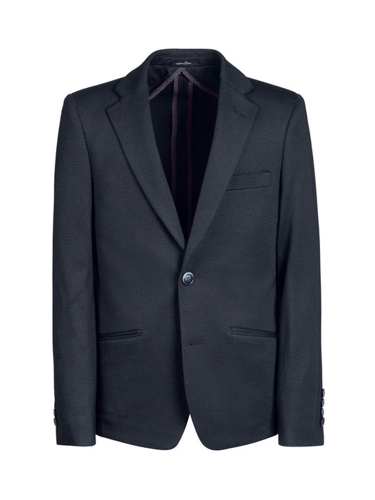 Boy's Basic Stretch Suit Jacket - Navy