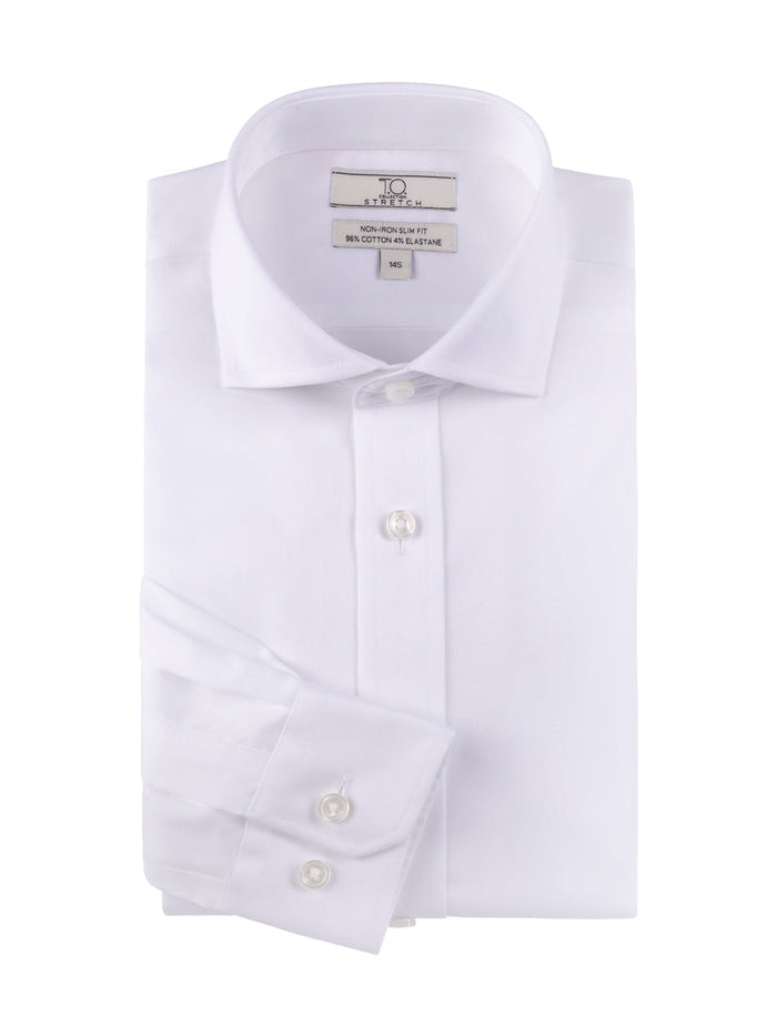 Boy's Long Sleeve Stretch Non-Iron Shirt