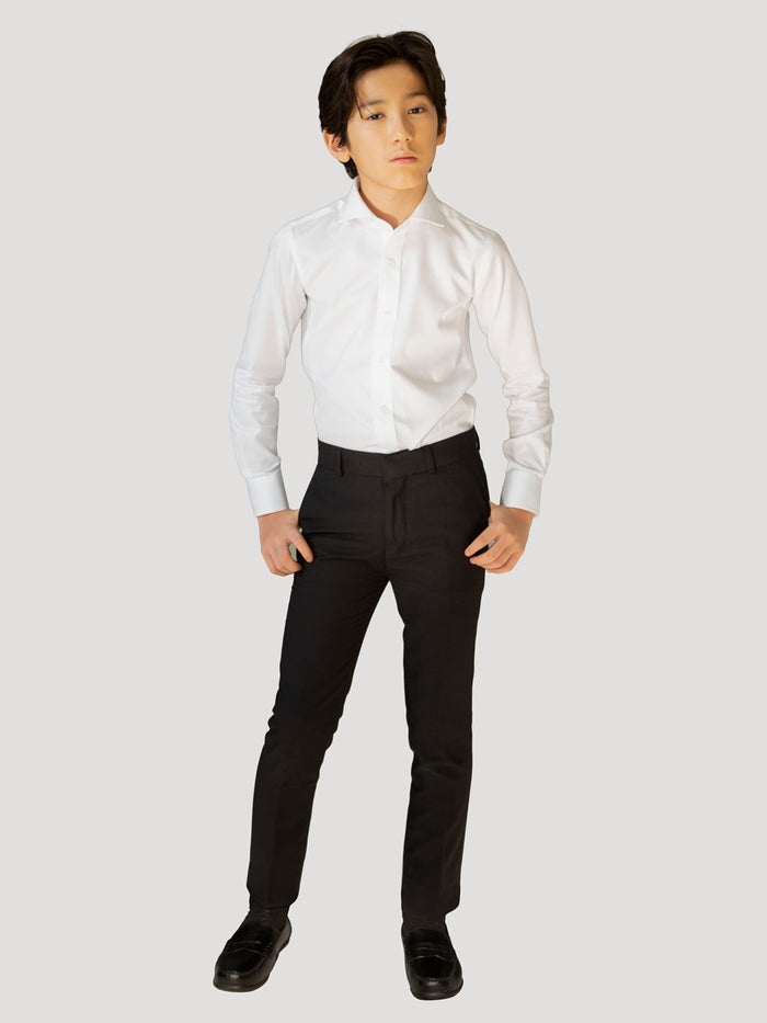 Boy's TR Pants - Black Pique