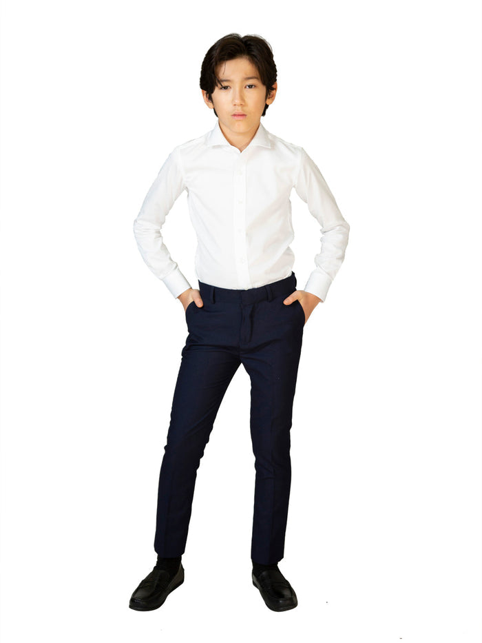 Boy's TR Pants - Navy Pique