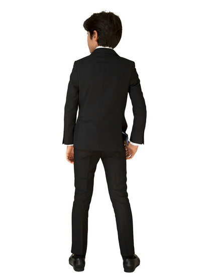 Boy's TR Suit - Black Pique