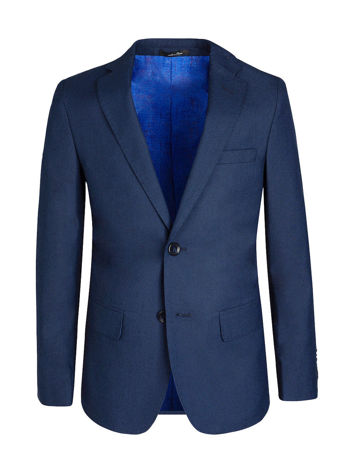 Boy's TR Suit - Insignia Blue Pique