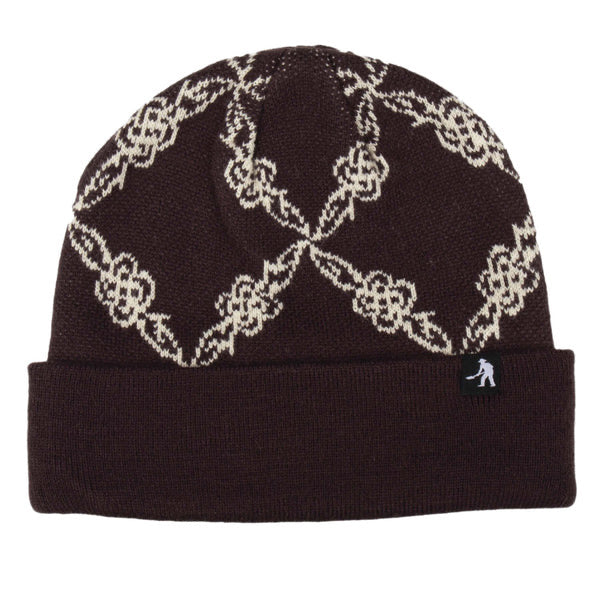 Brasco Beanie (Choc/Off-White)