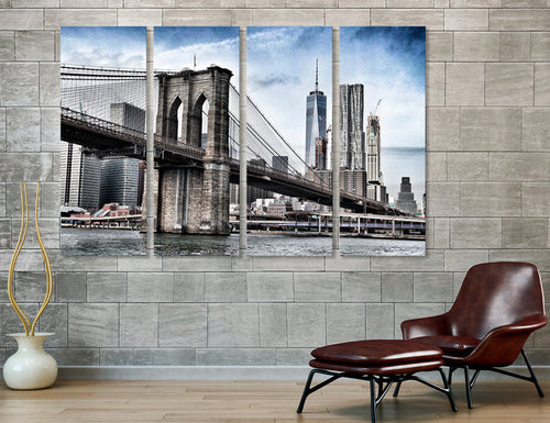 Brooklyn Bridge Canvas Print #9081
