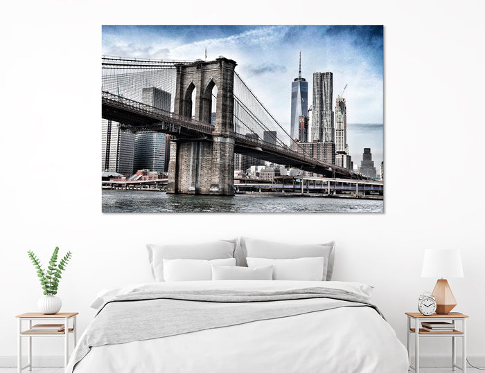 Brooklyn Bridge Canvas Print #9081