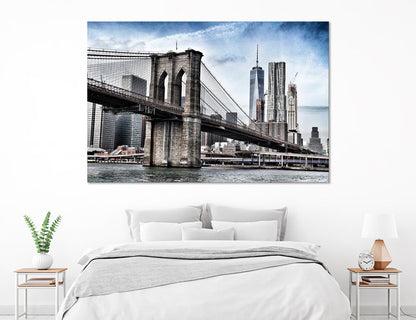 Brooklyn Bridge Canvas Print #9081
