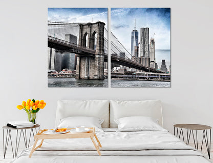 Brooklyn Bridge Canvas Print #9081