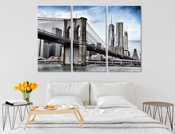Brooklyn Bridge Canvas Print #9081