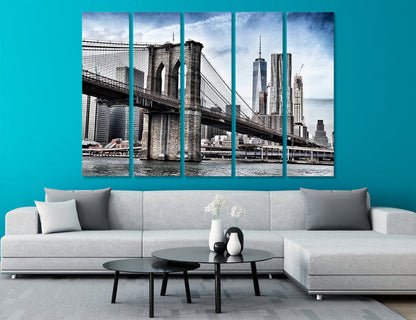 Brooklyn Bridge Canvas Print #9081