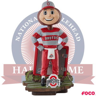 Brutus Buckeye Ohio State Buckeyes Mascot Bank Bobblehead