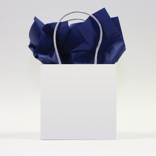 Bubble Tissue Paper Plain Navy Blue