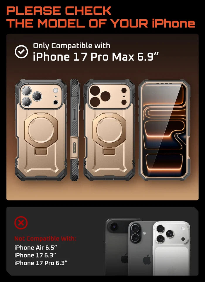 Bundle Sale - iPhone 17 Pro Max UB GRIP PRO Series & Airpods Pro 3 UB Pro Protective Case