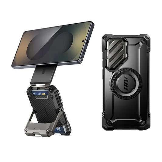 Bundle Sale - MagFlip Magnetic Wallet with iPhone/Samsung Compatible & Galaxy S25 Ultra UB Mag XT Series Phone Case