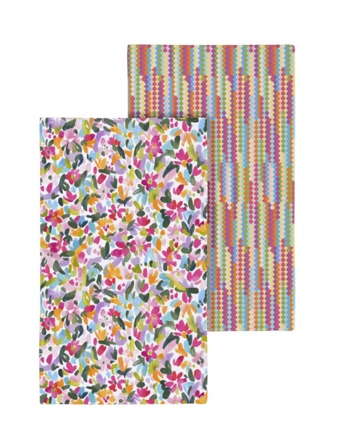Bunny Blooms Towel - Double Sided Quick Dry