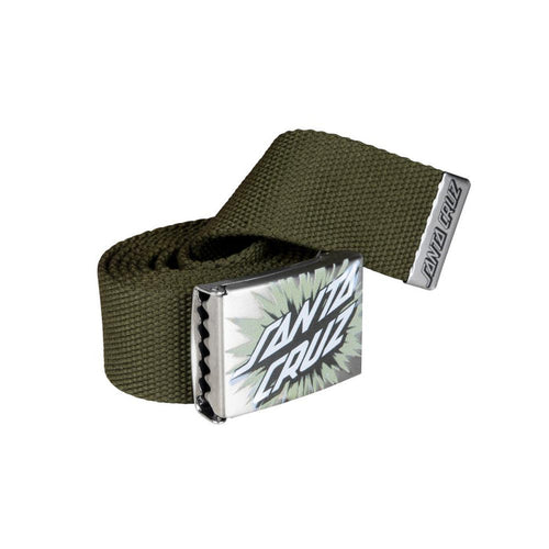 Burst Oval Dot Belt (Sea Kelp)