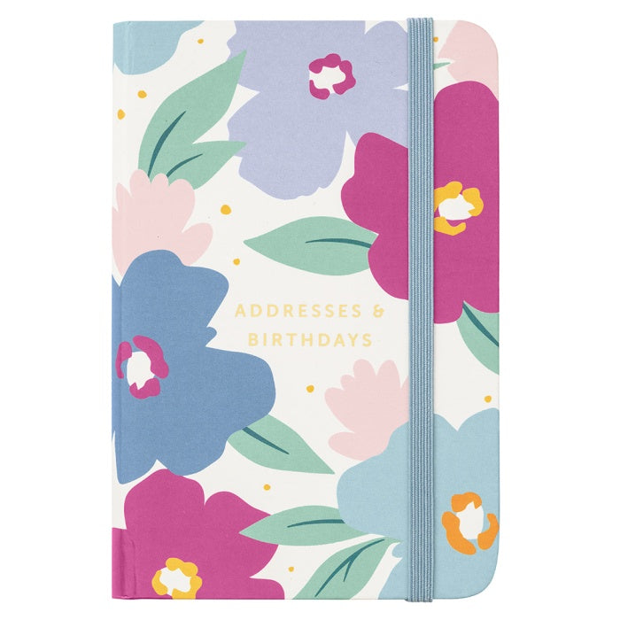 Busy B - Floral Address and Birthday Book