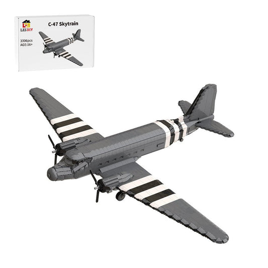 C - 47 Skytrain Klemmbausteine - LesDiy - Klemmbausteine