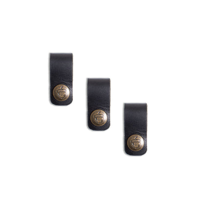 Leather Cable Ties (Black)