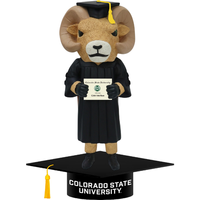 Cam the Ram Colorado State Rams Mascot Graduation Bobblehead (Presale)